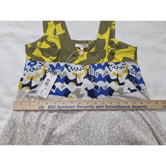 NWT Rebecca Taylor | Sz 0 | Maxi Sundress 💚 💙 💛 Floral Flowy Care Tag Missing - Picture 13 of 13